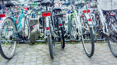 Fahrradparken am Luisenplatz