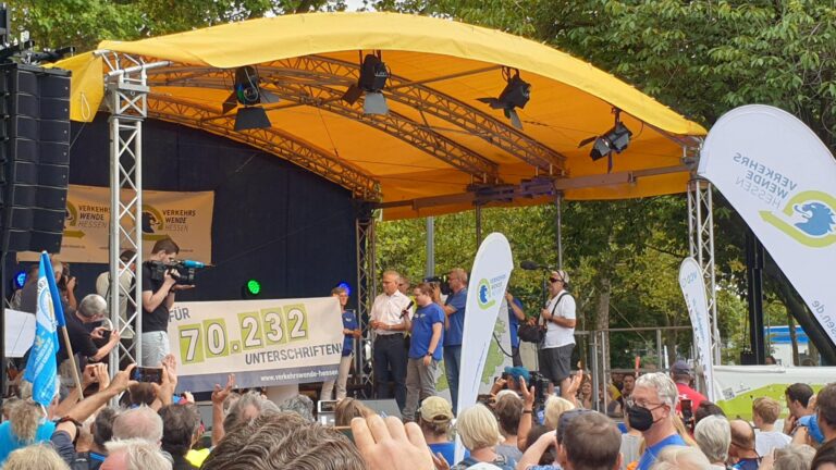 GRÜNE Stadtverordnete mit bei der Sternfahrt nach Wiesbaden
