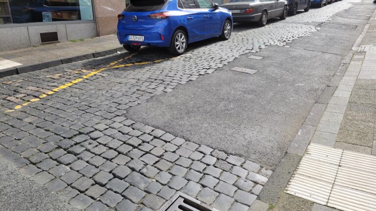 Sicherer Fahrbahnbelag für die Zimmerstraße