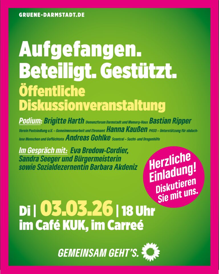 Aufgefangen. Beteiligt. Gestützt.
