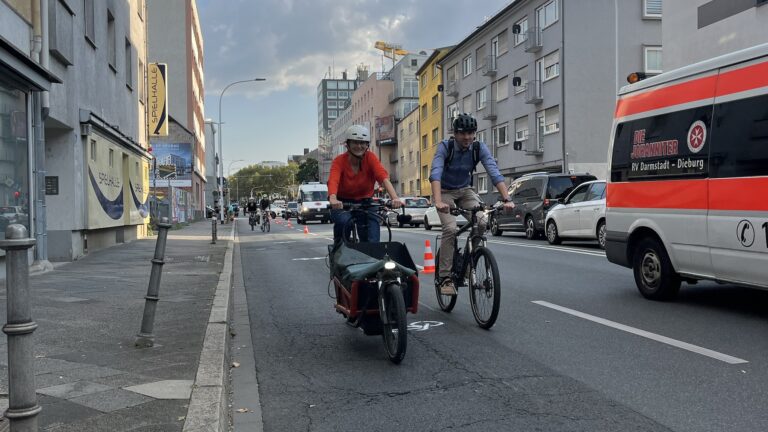 Sicher mit dem Rad durch die Kasinostraße
