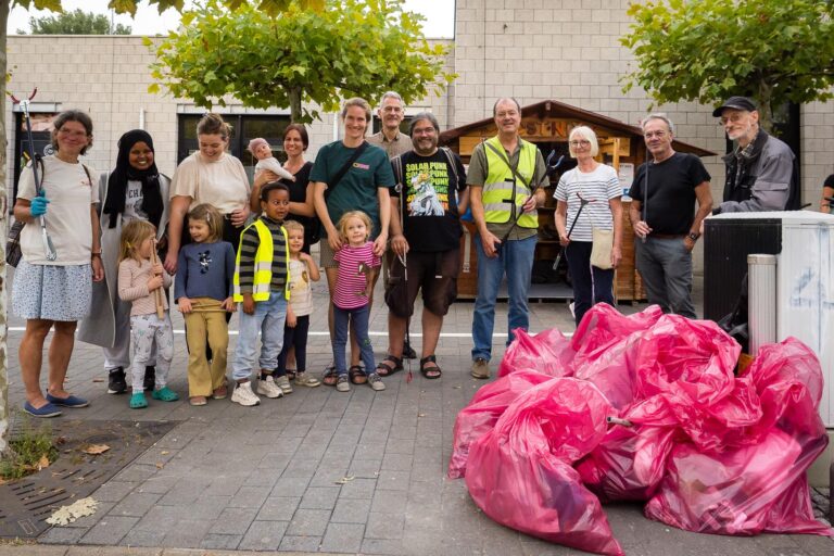 Auftakt zum GRÜNEN Gebabbel in Kranichstein – Müllsammelaktion der Stadtteilgruppe